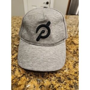 Peloton Embroidered Logo Hat Bike Gray/Black Adjustable Snapback‎ Adult ONE SIZE
